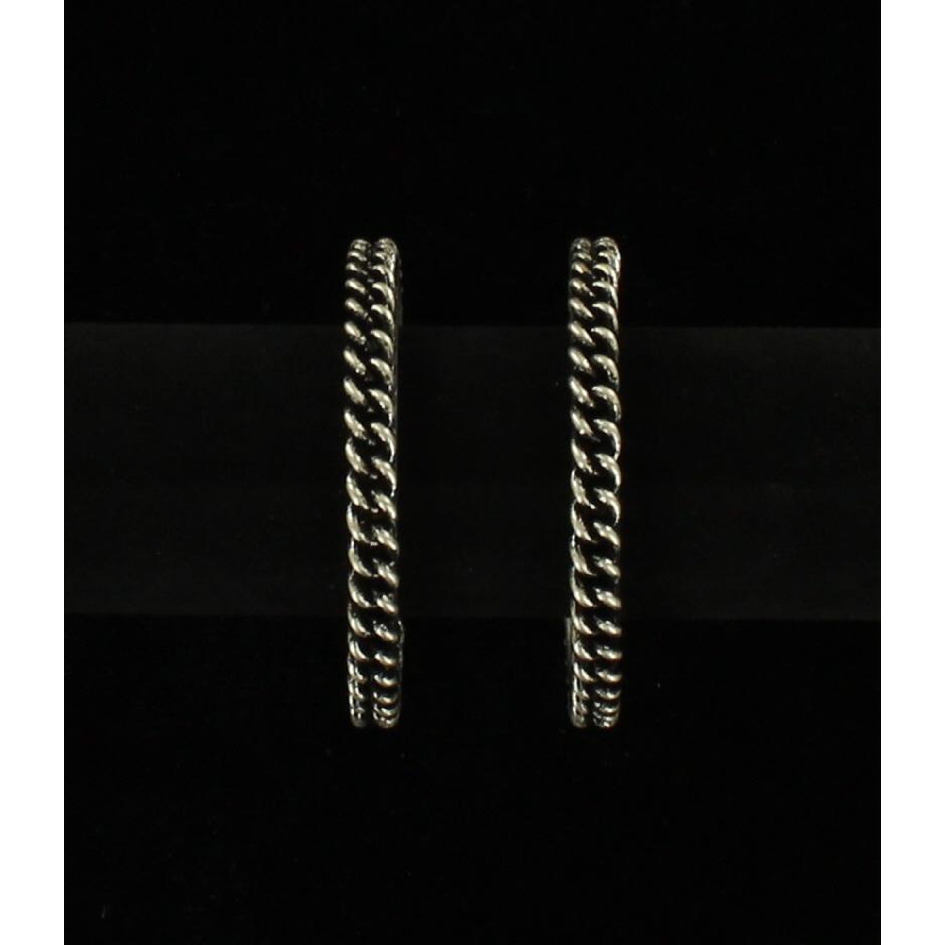Blazin Roxx Rope Hoop Earrings