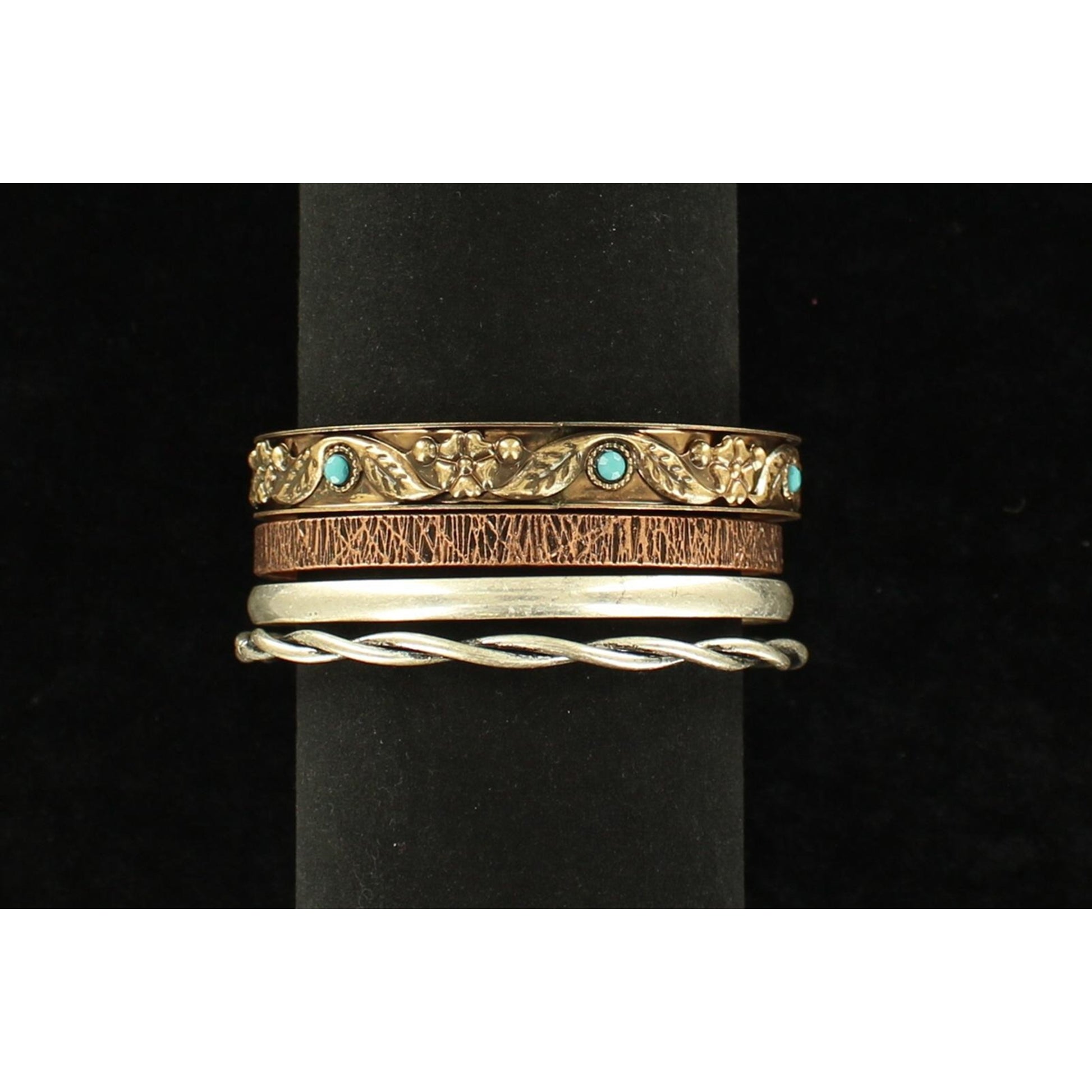 Blazin Roxx 4 Piece Bangle Bracelet Set