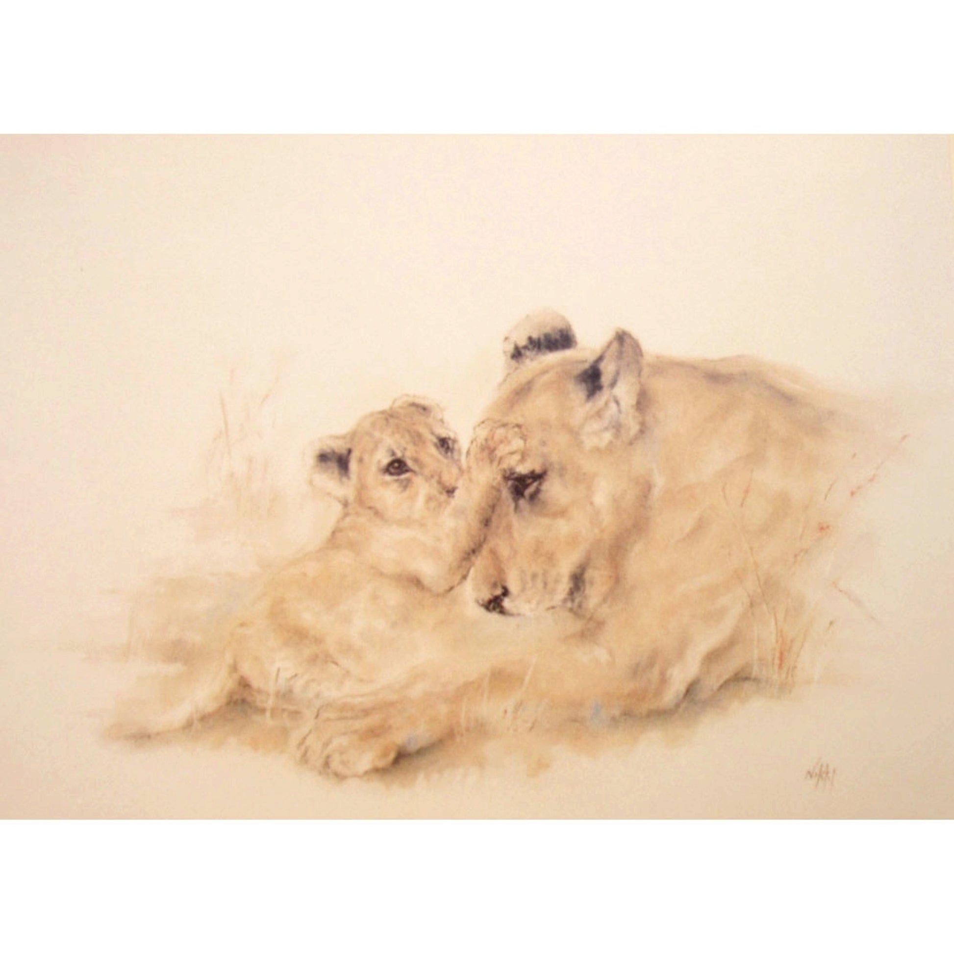 Greeting Cards - Dearest Mum (Lions) - 6 pack