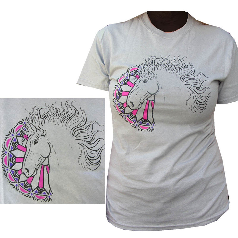 Sound Equine Ladies Carousel Horse Tee Shirt
