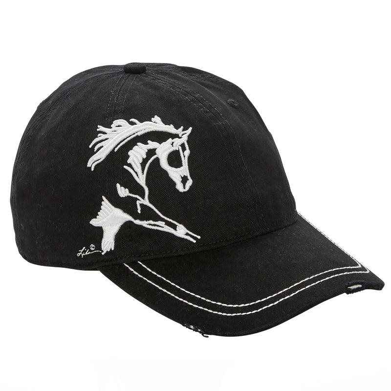 Lila Blakeslee Ladies Embroidered Extended Trot Cap