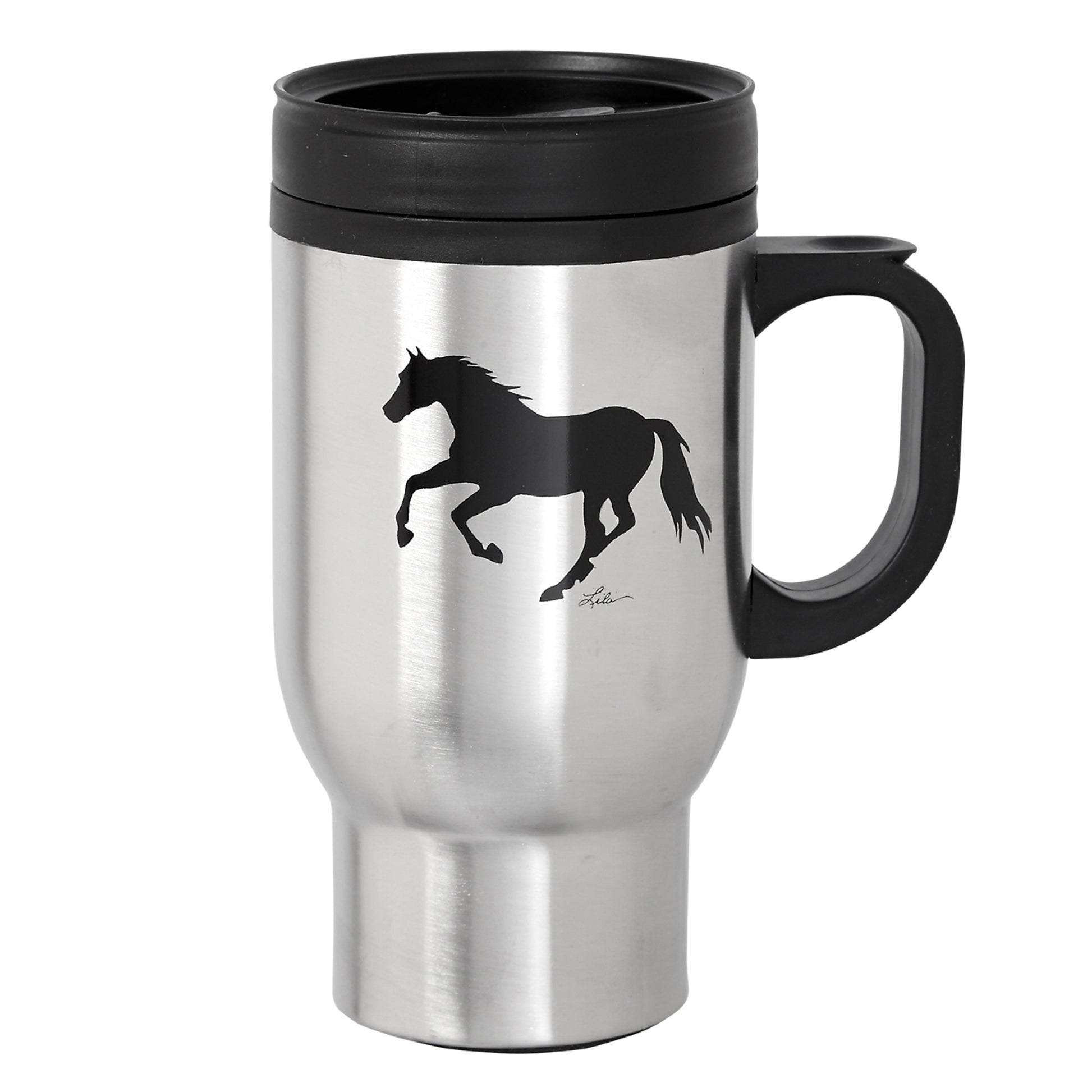Lila Blakeslee Running Horse Stainless Steel Travel Mug
