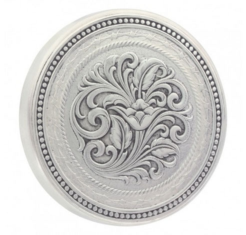 Montana Silversmiths New Traditions Beaded Stars And Barbed Wire Snuff Lid