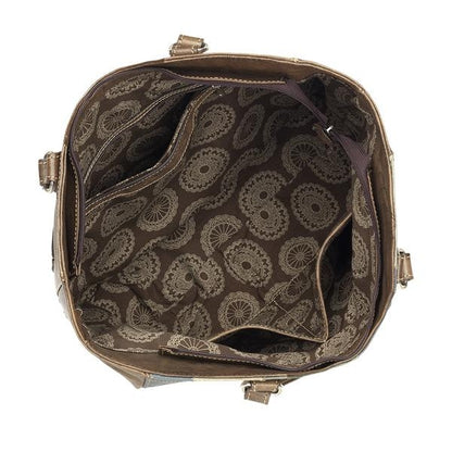 American West Groovy Soul Zip Top Tote