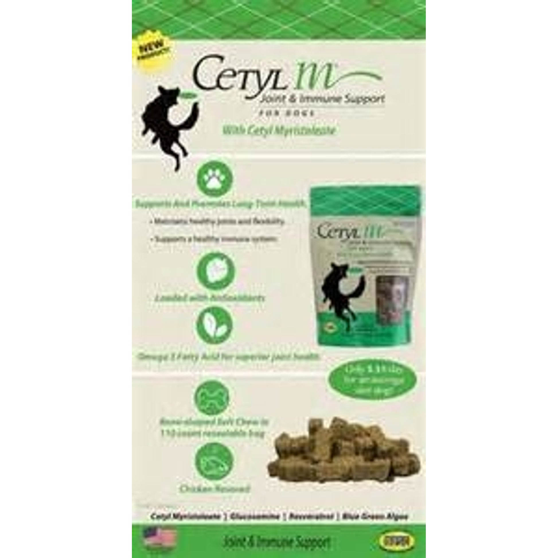 CeylM Joint & Immune Support Soft Chews for Dogs