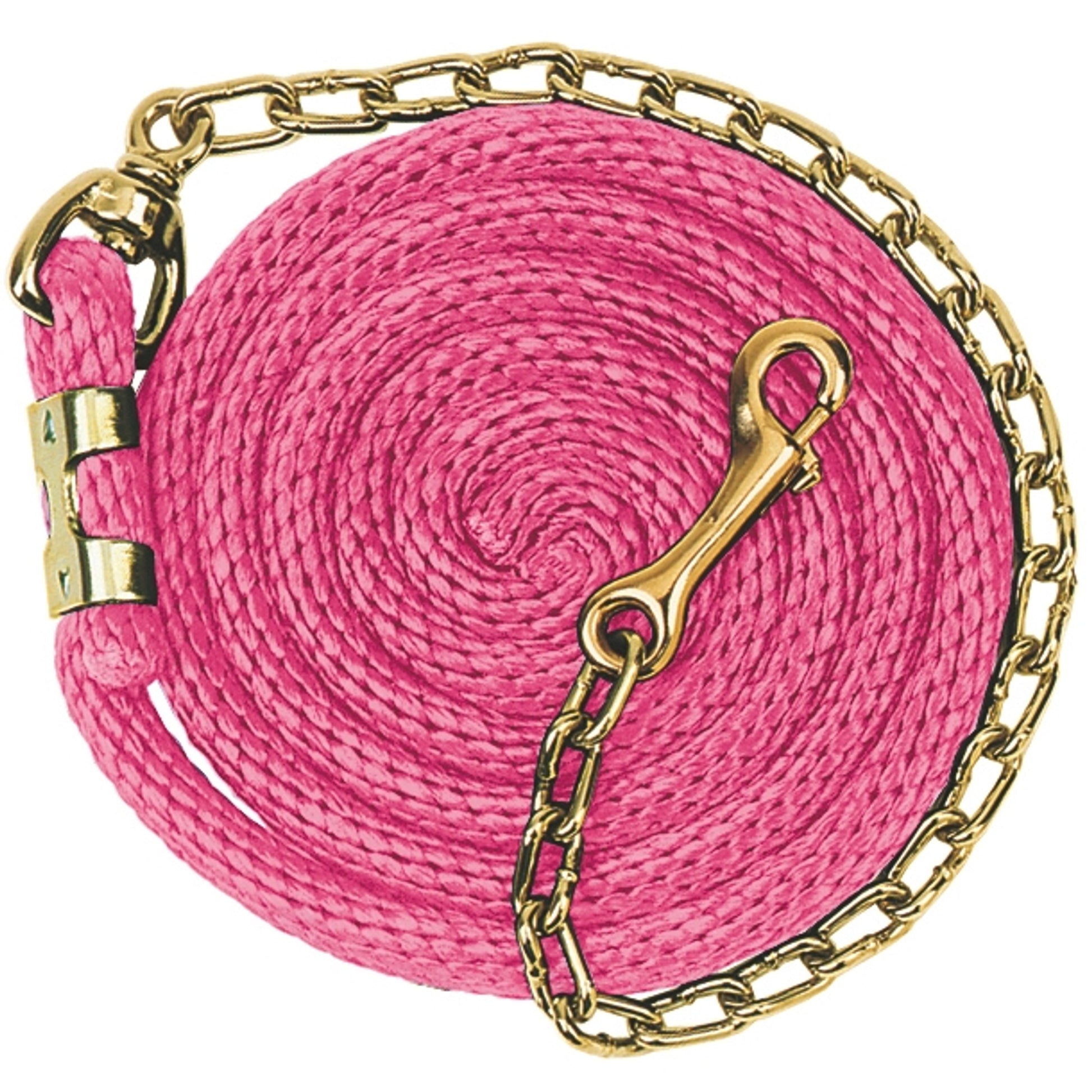 Weaver Poly Lead Rope with Brass Plated Swivel Chain