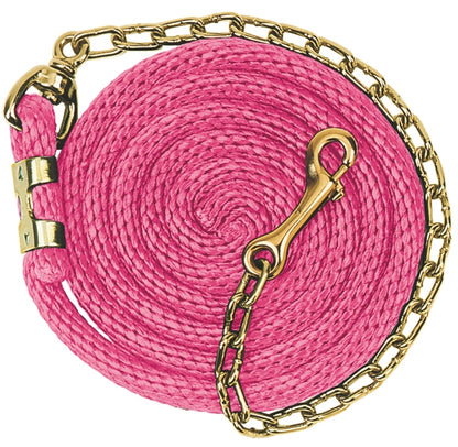 Weaver Poly Lead Rope with Brass Plated Swivel Chain