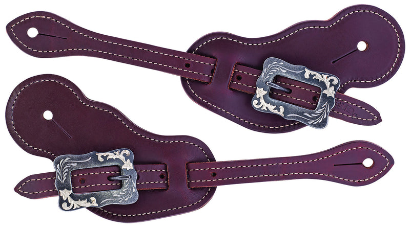 Weaver Buckaroo Oiled Harness Leather Spur Straps