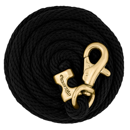Weaver Poly Lead Rope With Brass Plated Bull Trigger Snap