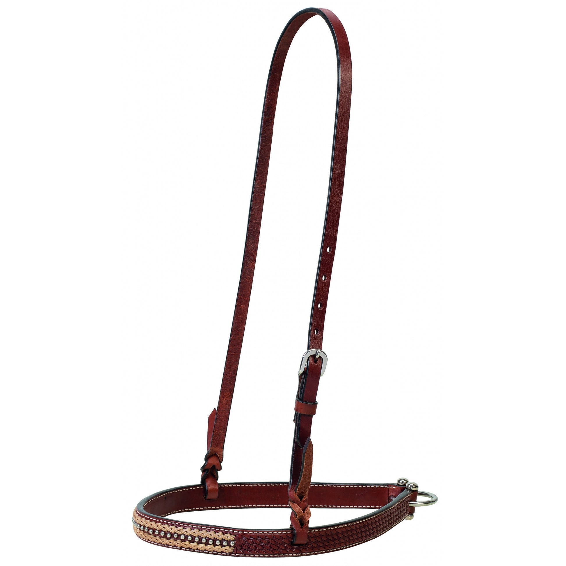 Weaver Basketweave Rawhide Accents Noseband