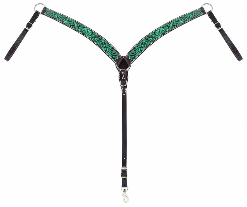 Weaver Carved Flower Contoured Breast Collar