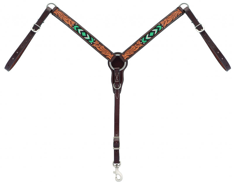 Weaver Diamond Beaded Straight Pony Breast Collar
