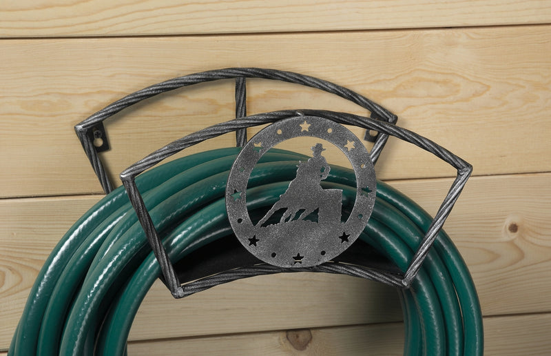 Tough-1 Hose Holder With Equine Motif - Barrel Racer