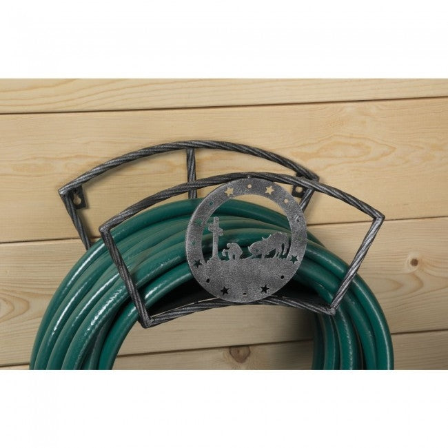 Tough-1 Hose Holder With Equine Motif - Cowboy Prayer