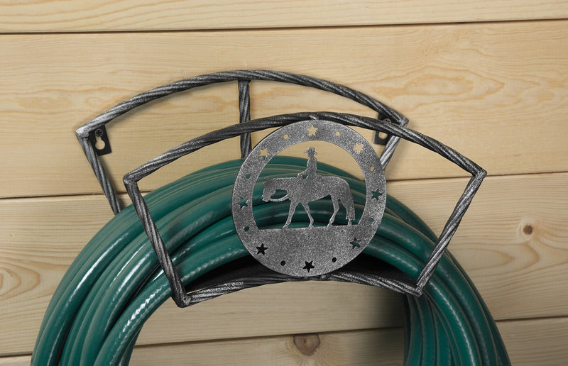 Tough-1 Hose Holder With Equine Motif - Western Pleasure