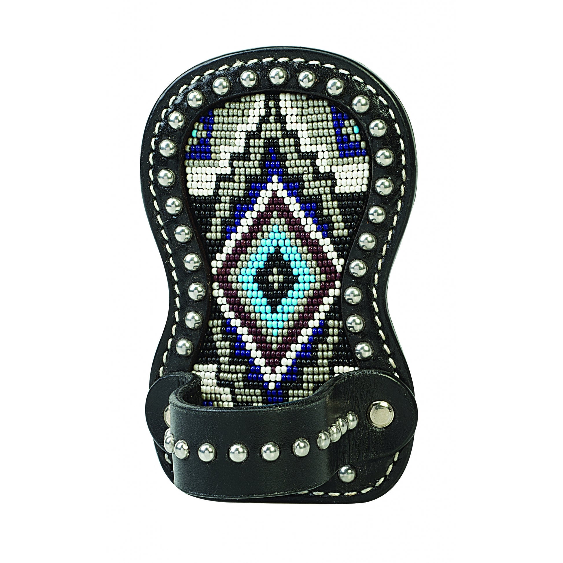 Weaver Diamond Beading Leather Show Comb Holder