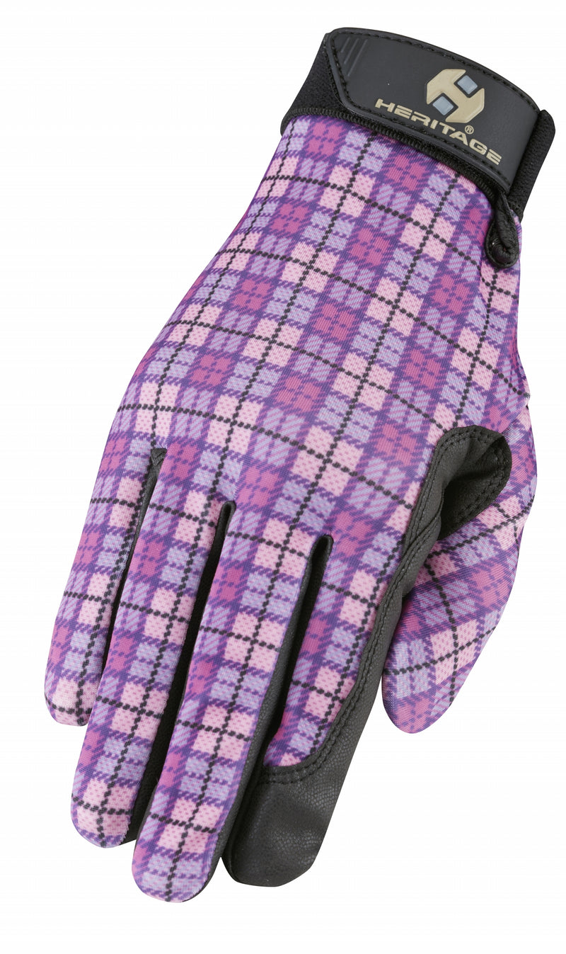 Heritage Performance Print Gloves - Plaid
