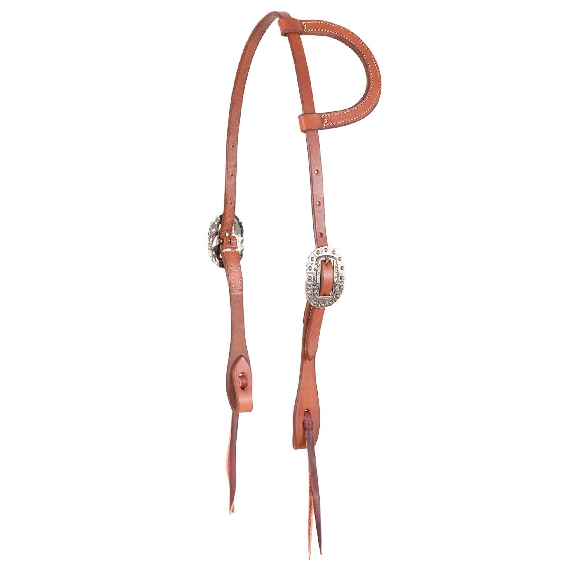 Martin Cowboy Antique Silver Dotted Split Ear Headstall