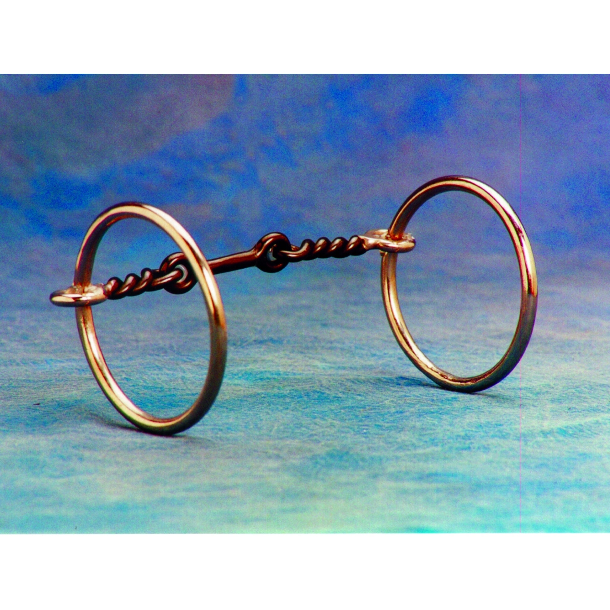 Colorado Saddlery 3-Piece Dog Bone Ring Snaffle Bit