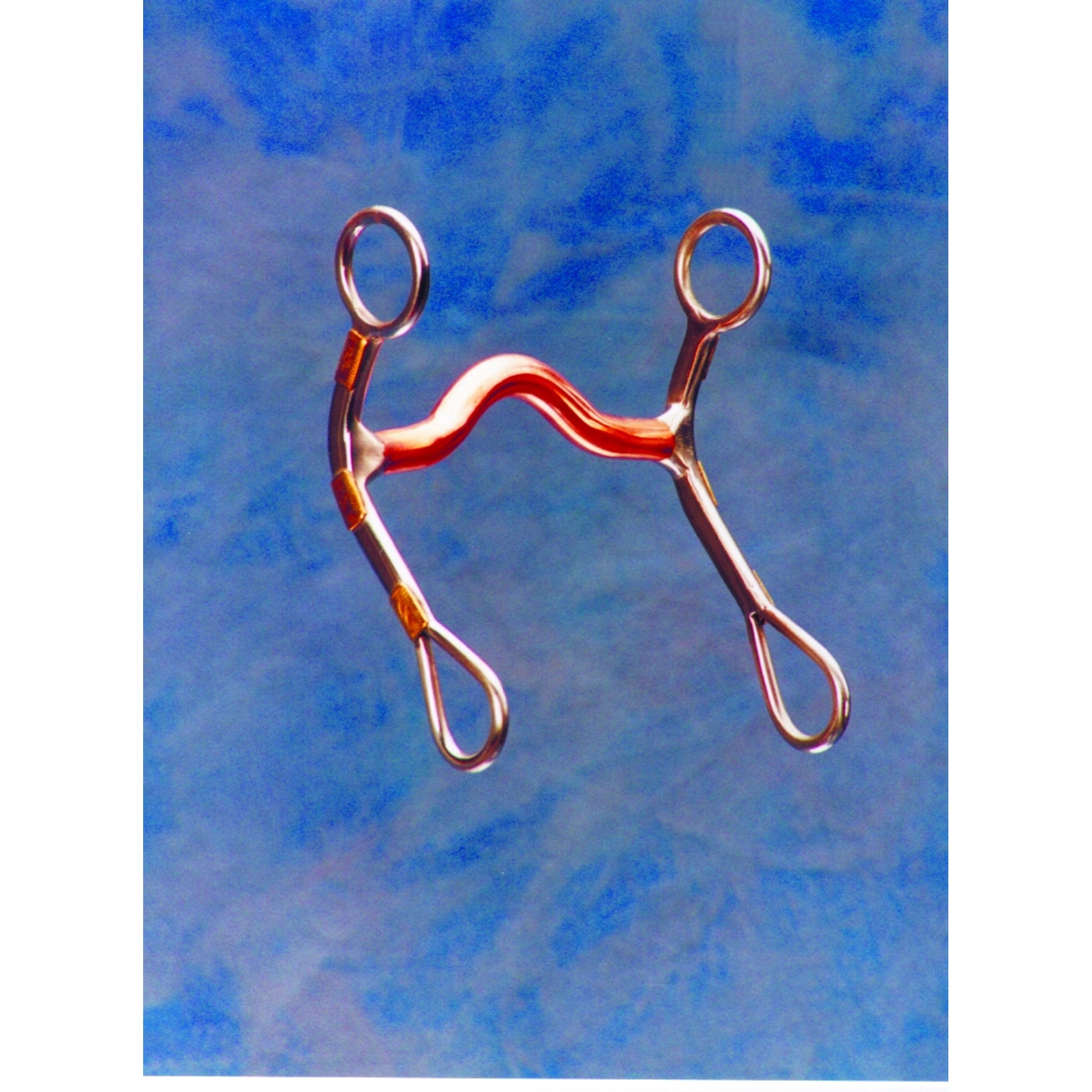 Colorado Saddlery Brass Trim Medium Port Curb Bit