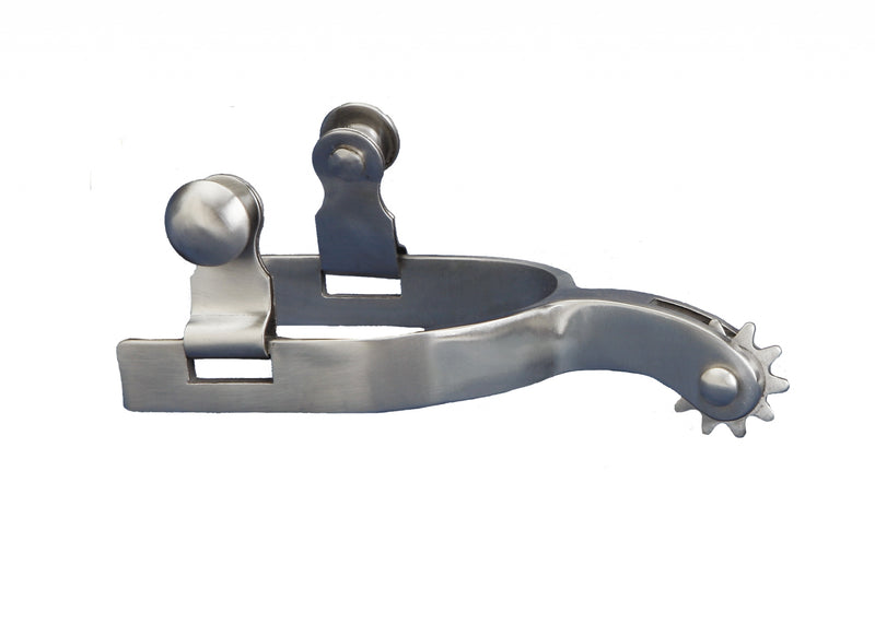 Colorado Saddlery Brushed Steel Kids Spurs