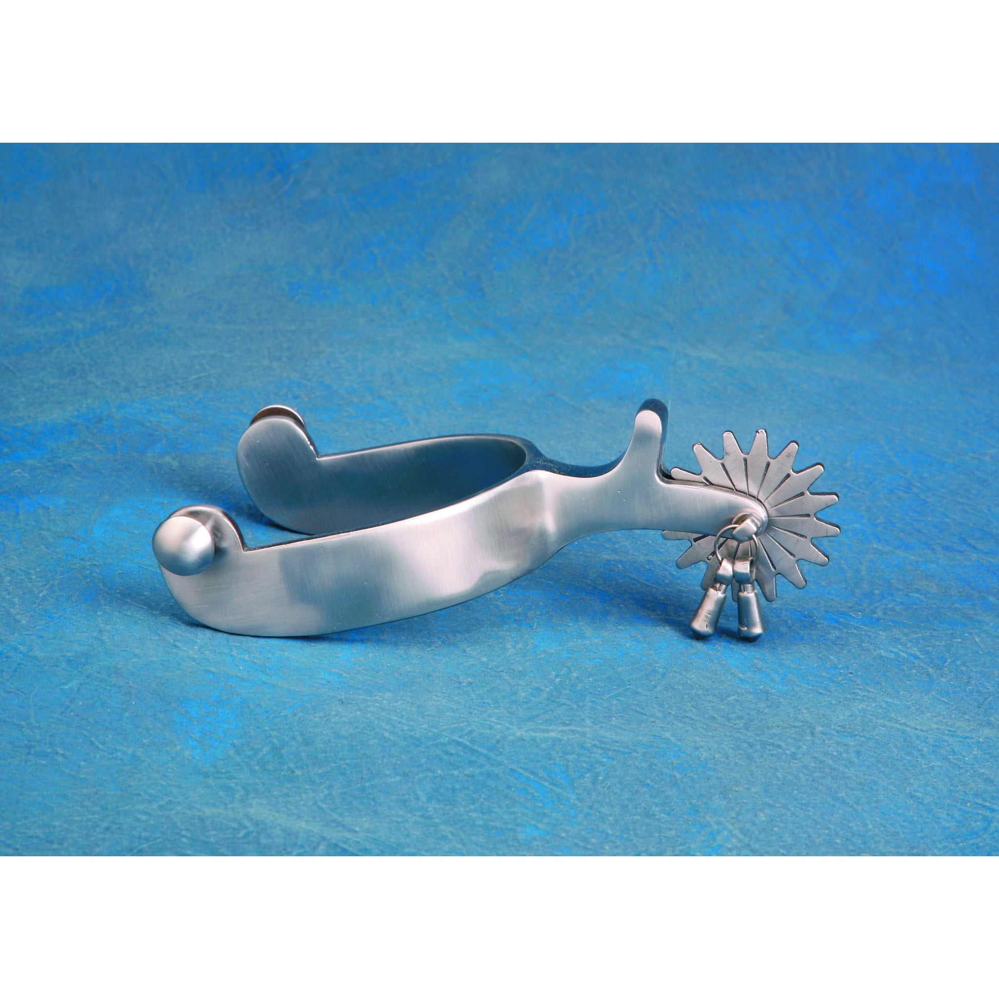Colorado Saddlery Brushed Steel Montana Spurs