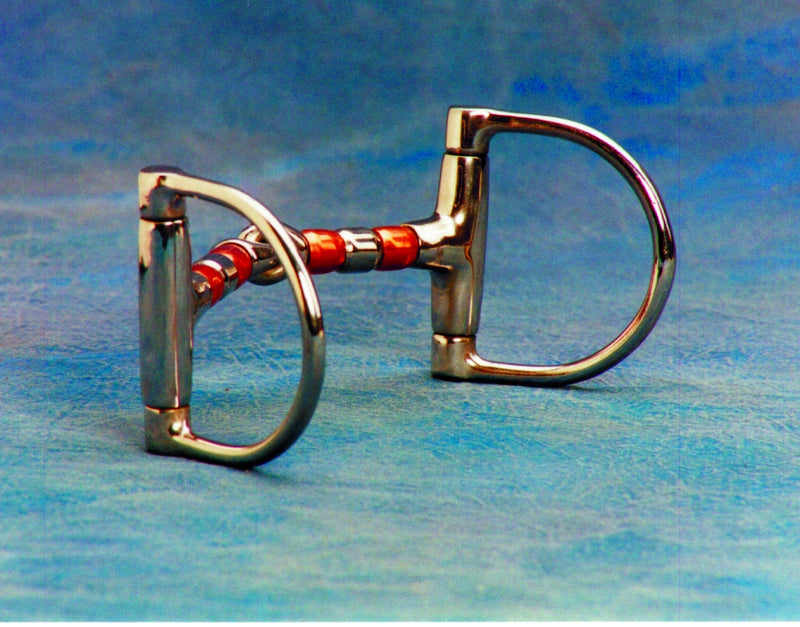 Colorado Saddlery Copper Roller Mouth Dee Snaffle Bit
