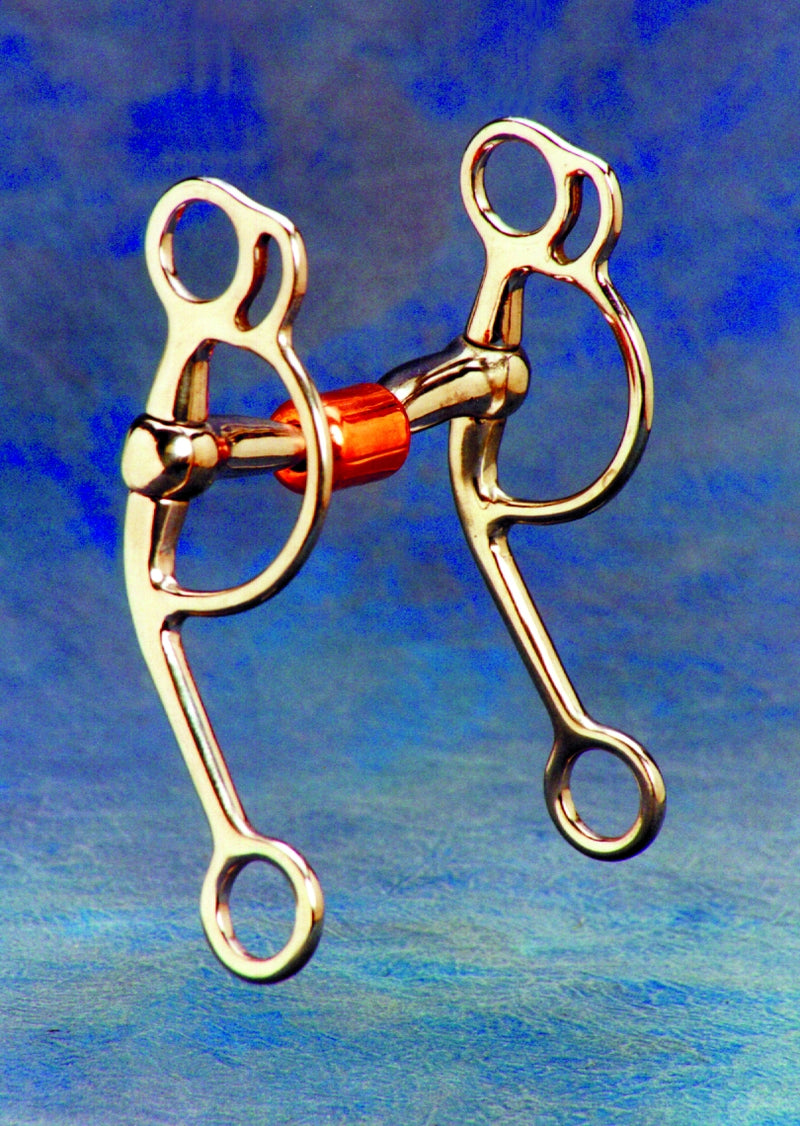 Colorado Saddlery Copper Roller Training Snaffle Bit