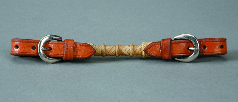 Colorado Saddlery Curb Strap With Rawhide Overlay