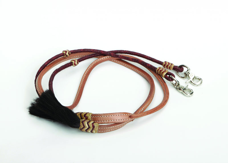 Colorado Saddlery Deluxe Roping Reins With Tassels