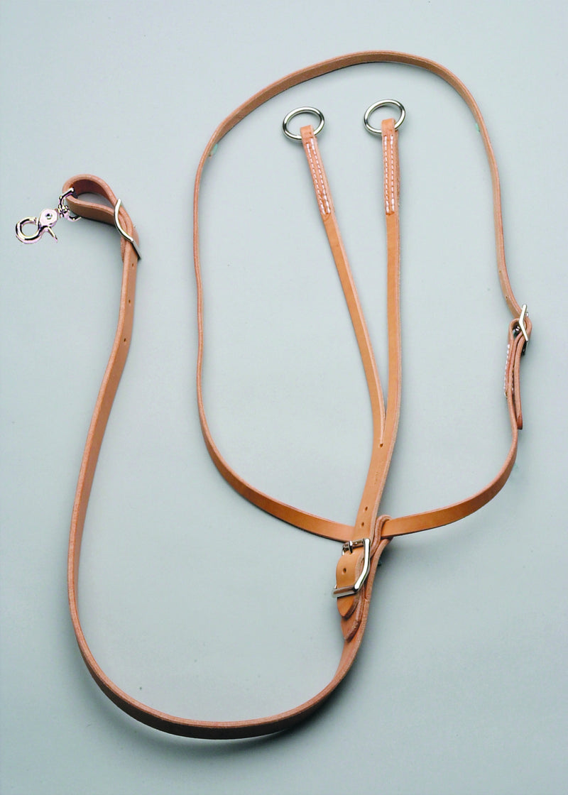 Colorado Saddlery Harness Leather Running Martingale
