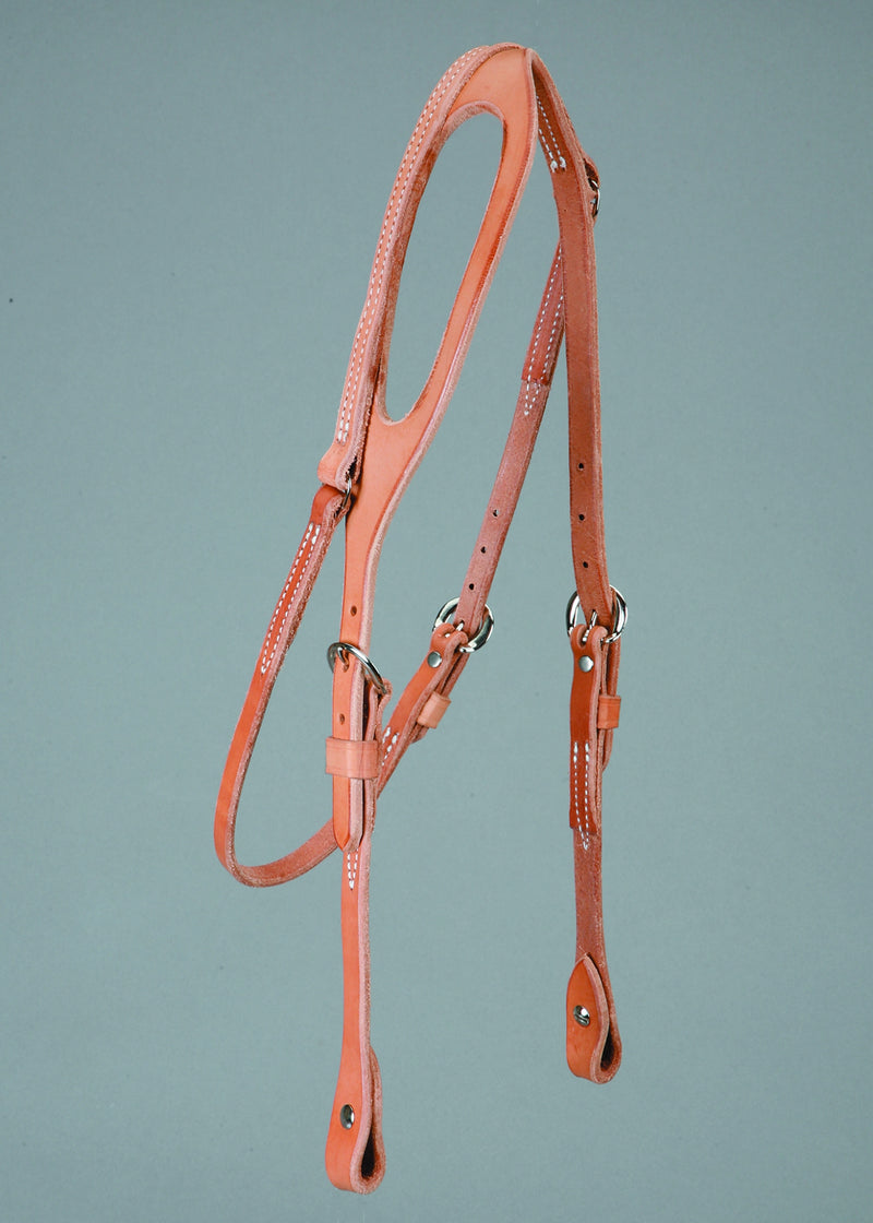 Colorado Saddlery Harness One Ear Headstall - Chicago Screws
