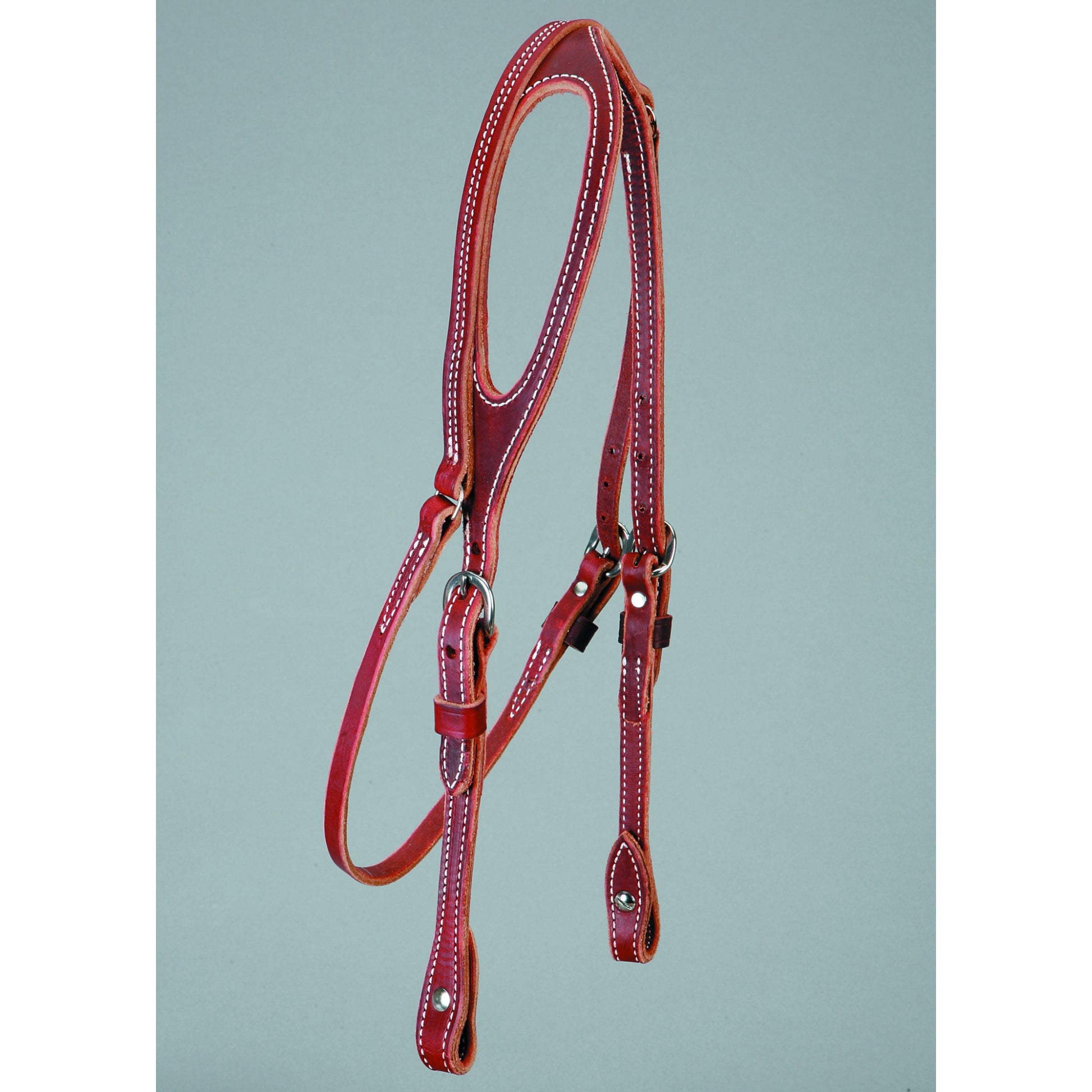 Colorado Saddlery Latigo One Ear Headstall - Chicago Screws
