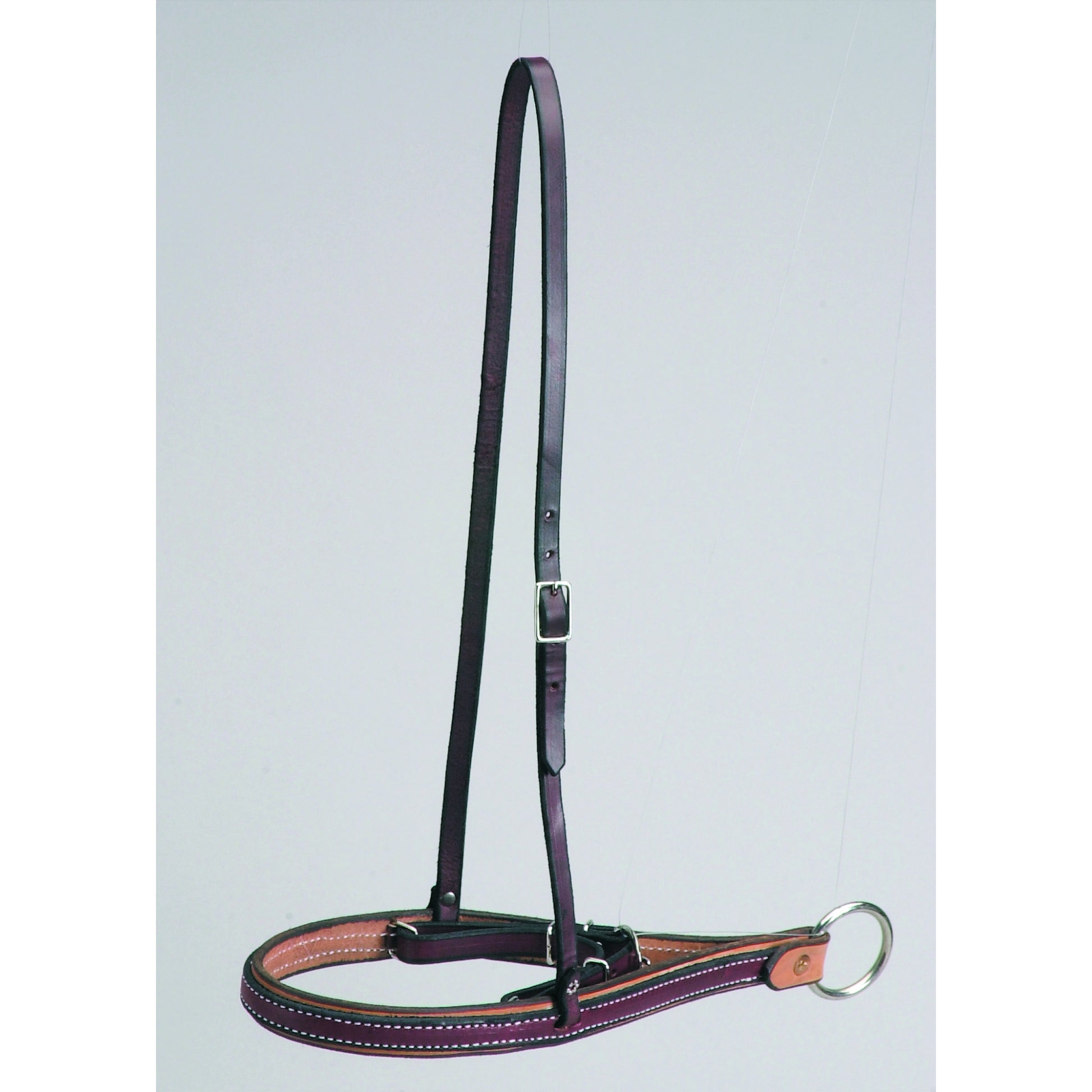 Colorado Saddlery Leather Ropers Drop Nose Noseband With Caveson