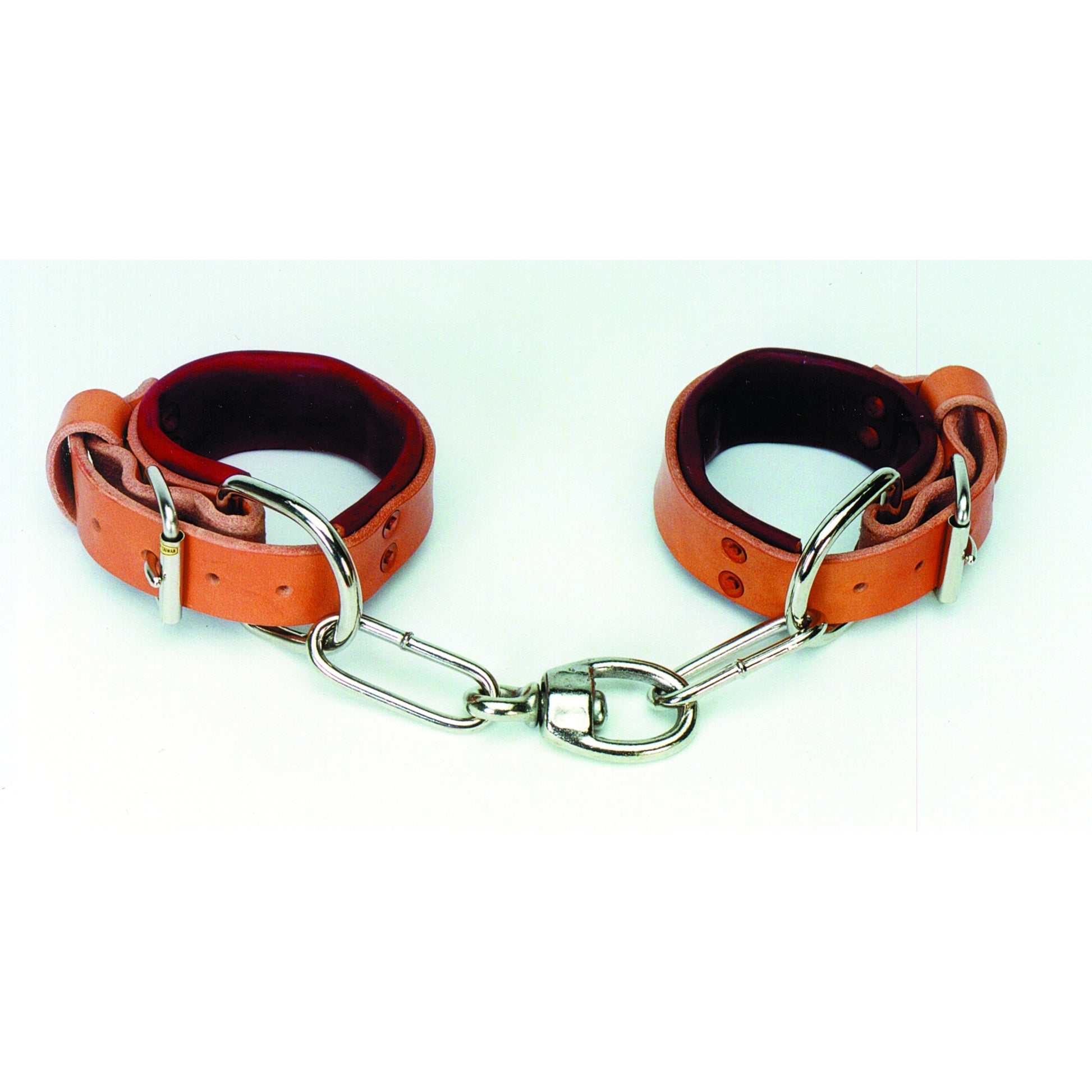 Colorado Saddlery Lined Leather Chain Hobbles