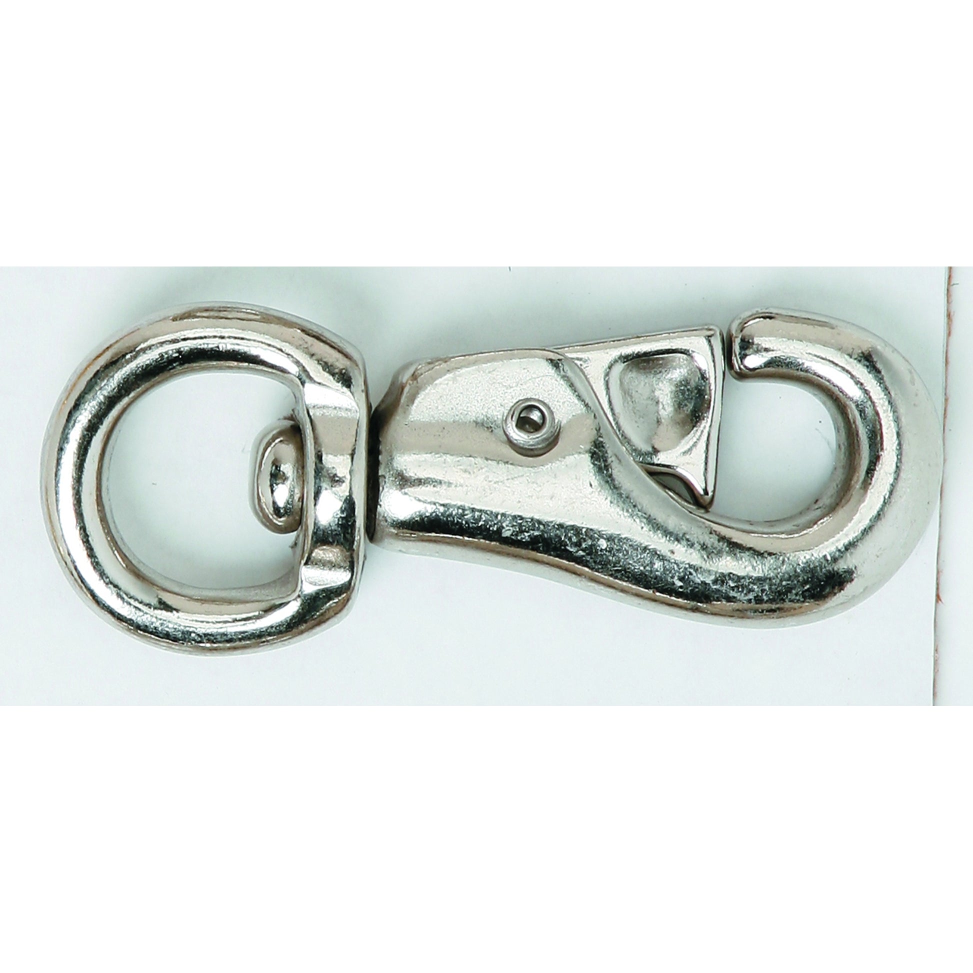 Colorado Saddlery Nickel Plated Bull Snap