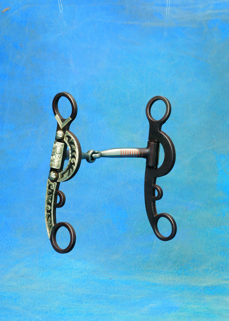 Colorado Saddlery Pampas Argentine Copper Inlay Snaffle Bit