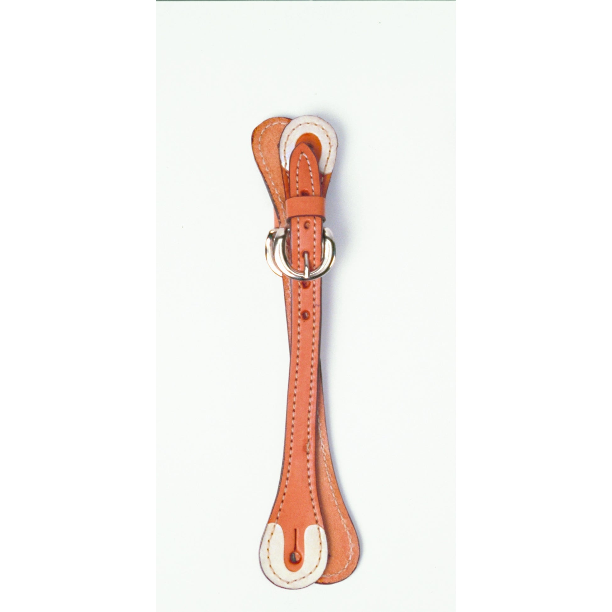 Colorado Saddlery Rawhide Tipped Leather Loop Spur Straps