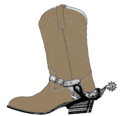 Colorado Saddlery Spurs Tie Down