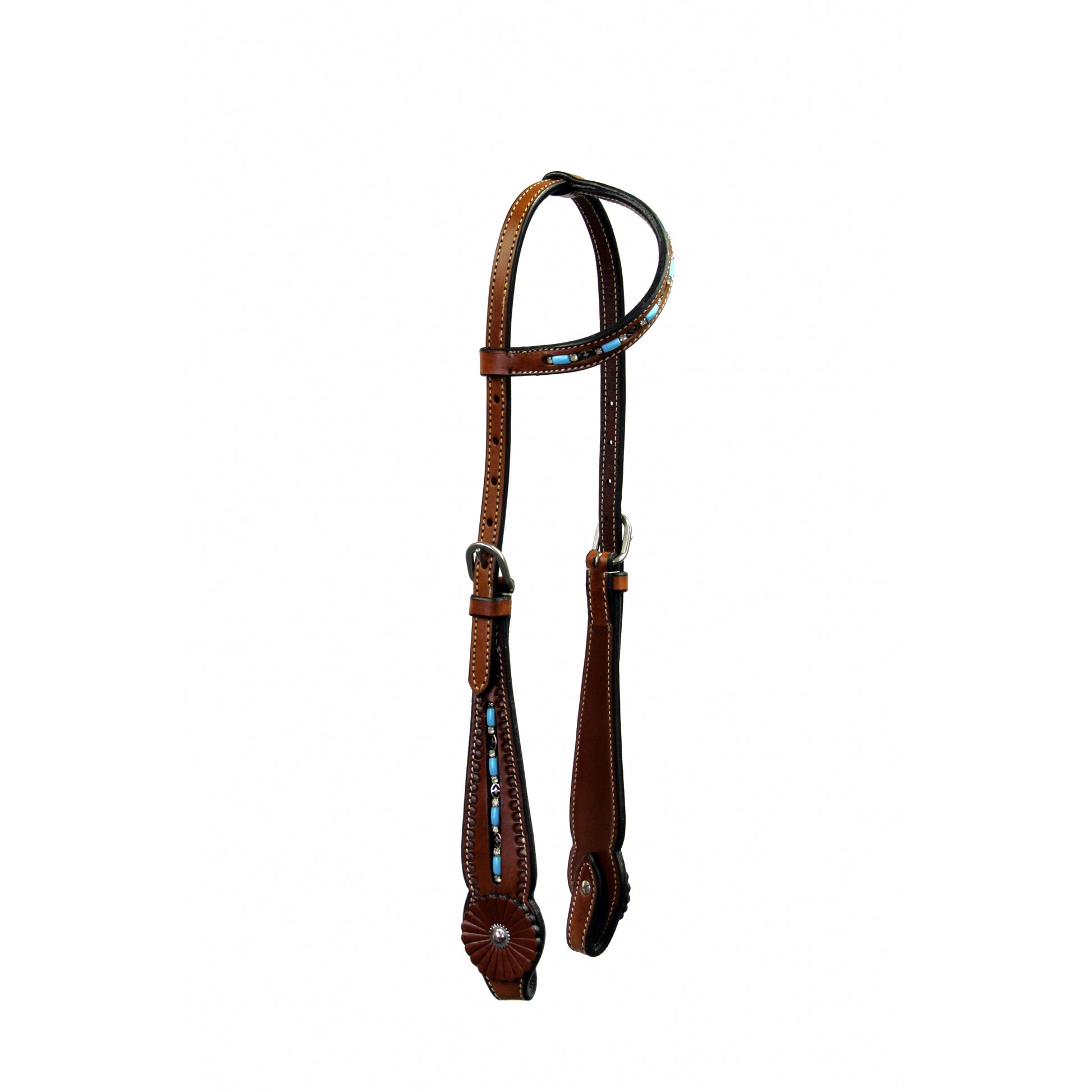 Colorado Saddlery Turquesa Headstall