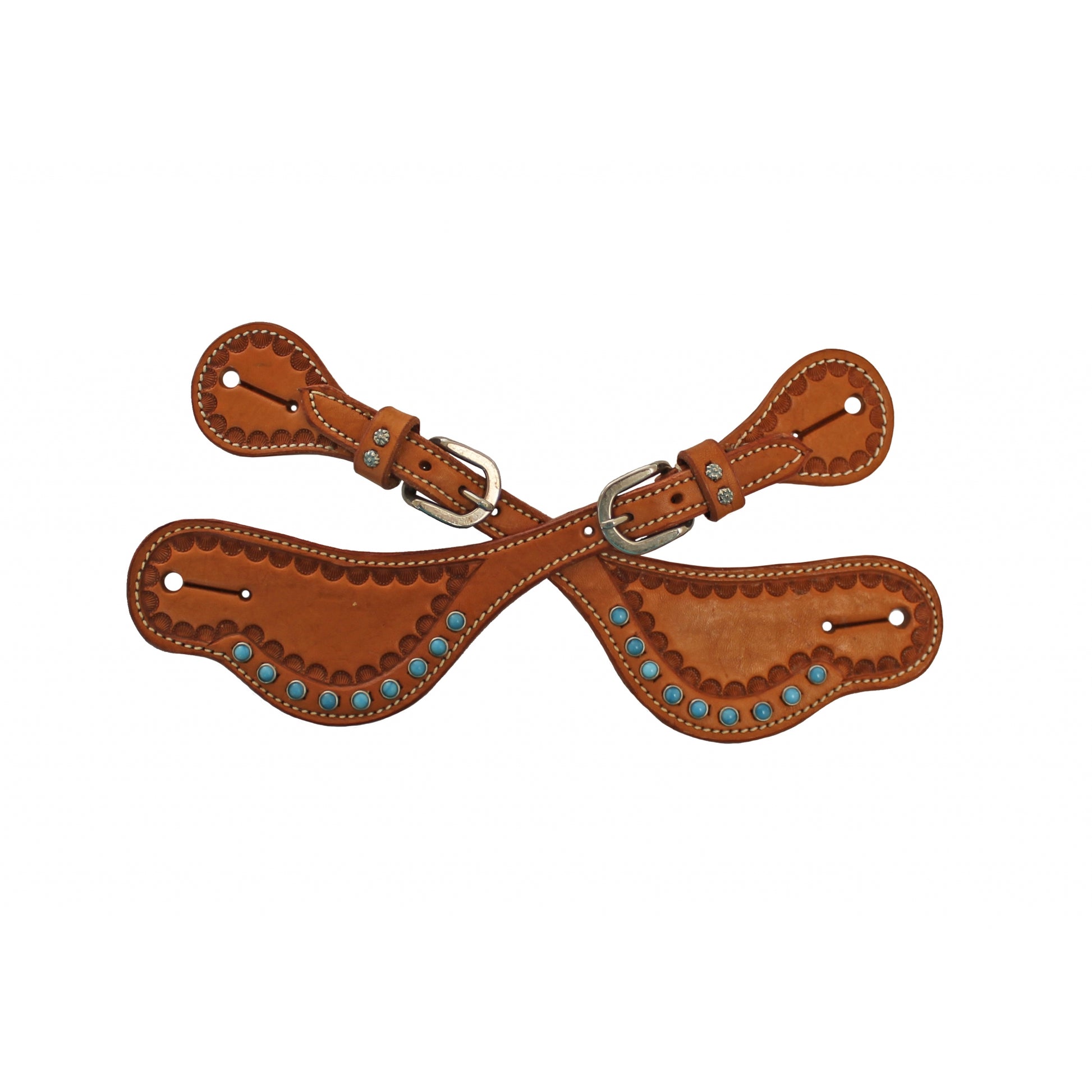 Colorado Saddlery Turquesa Spur Straps