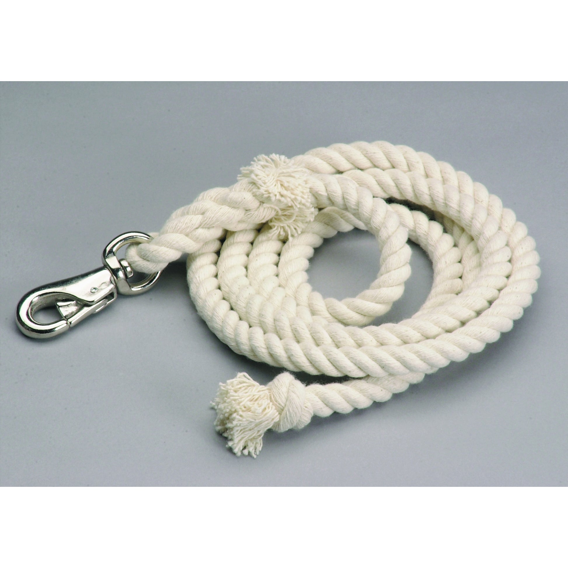 Colorado Saddlery White Stallion Cotton Lead Rope