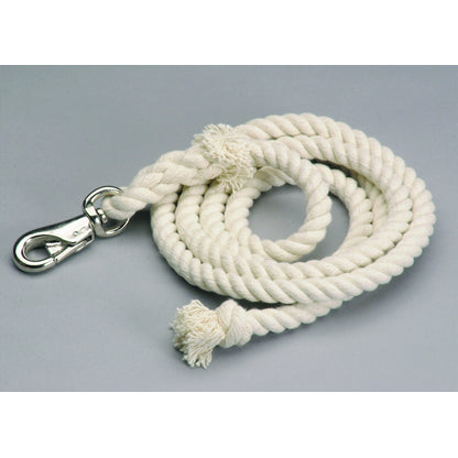 Colorado Saddlery White Stallion Cotton Lead Rope