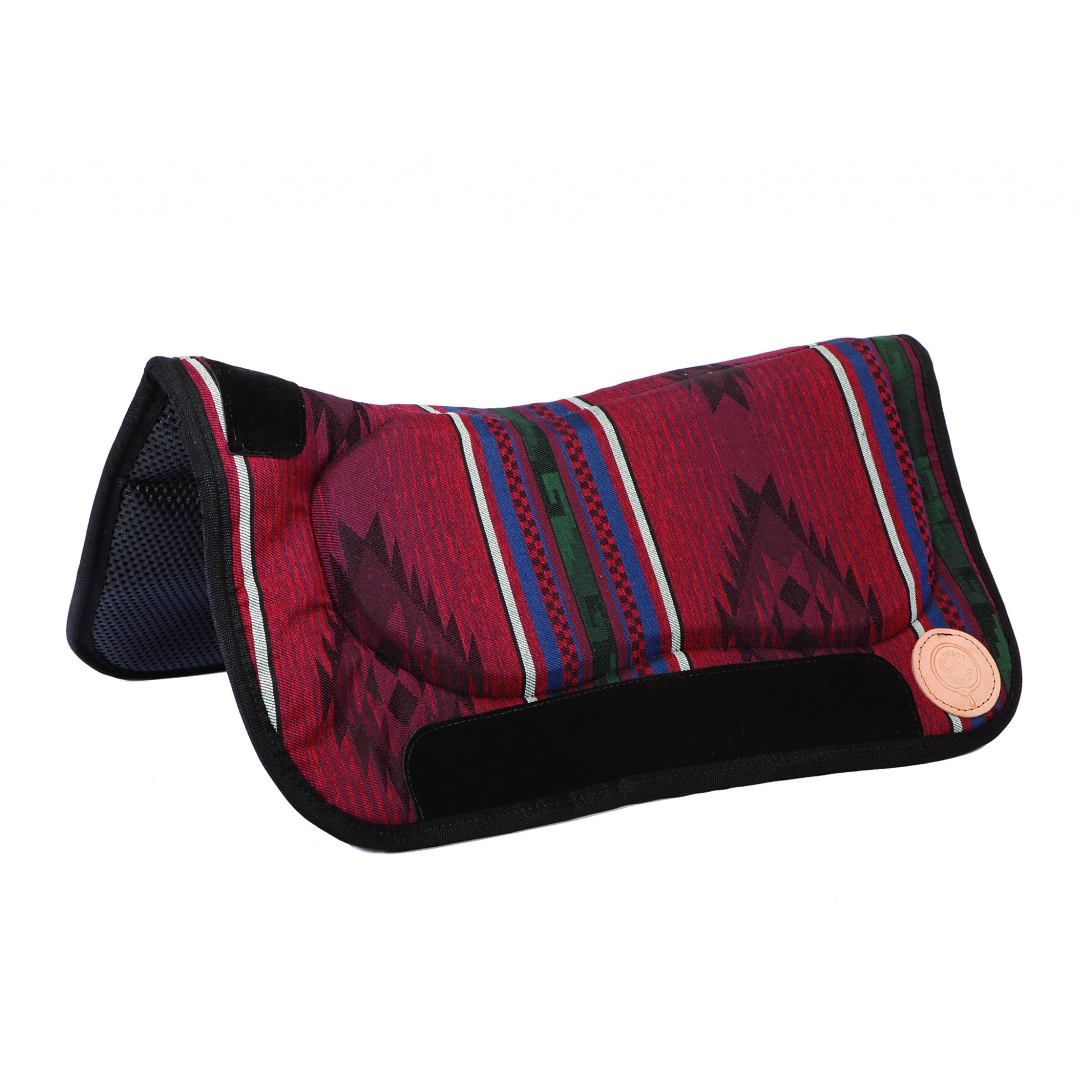 Colorado Saddlery Wild Rose Contoured Waffled Neoprene Bottom Saddle Pad