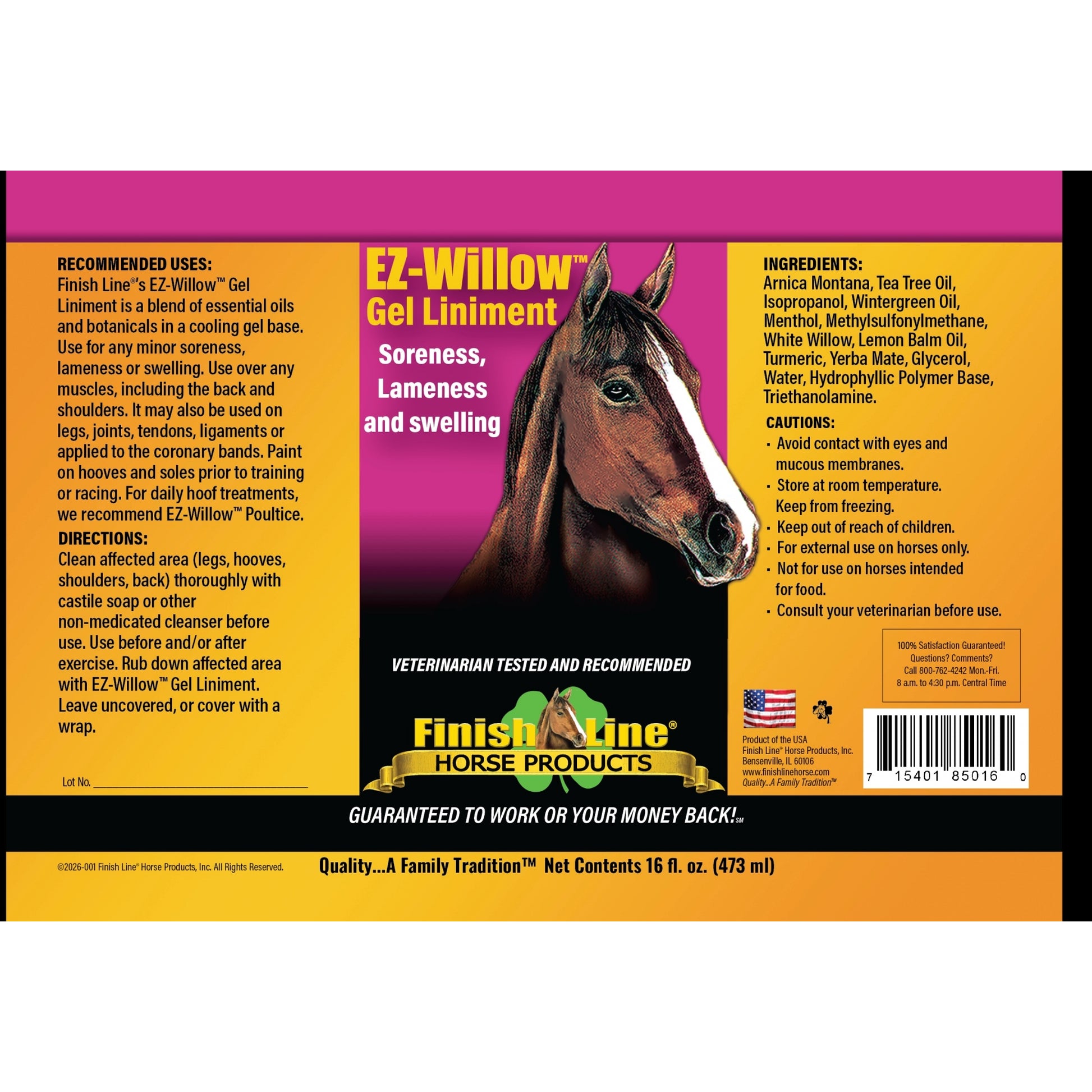 Finish Line EZ-Willow Gel Liniment