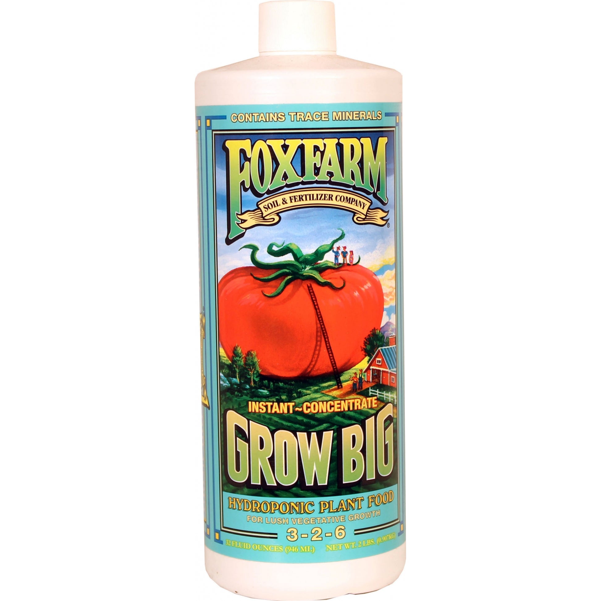 Fox Farm Grow Big Hydroponic Liquid Plant Food Concentrate