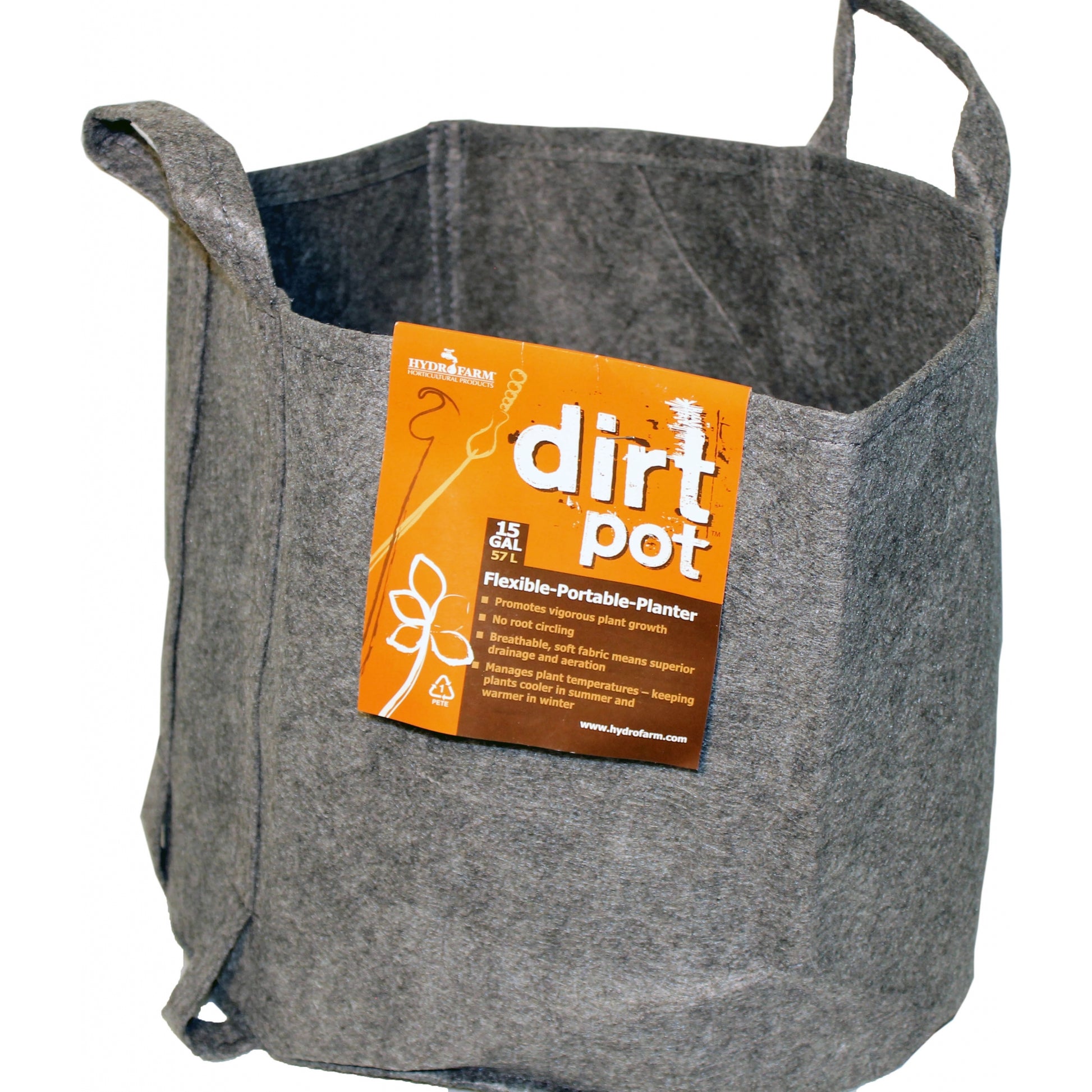 dirt pot flexible portable planter Hydrofarm Dirt Pot With Handle– HorseLoverZ