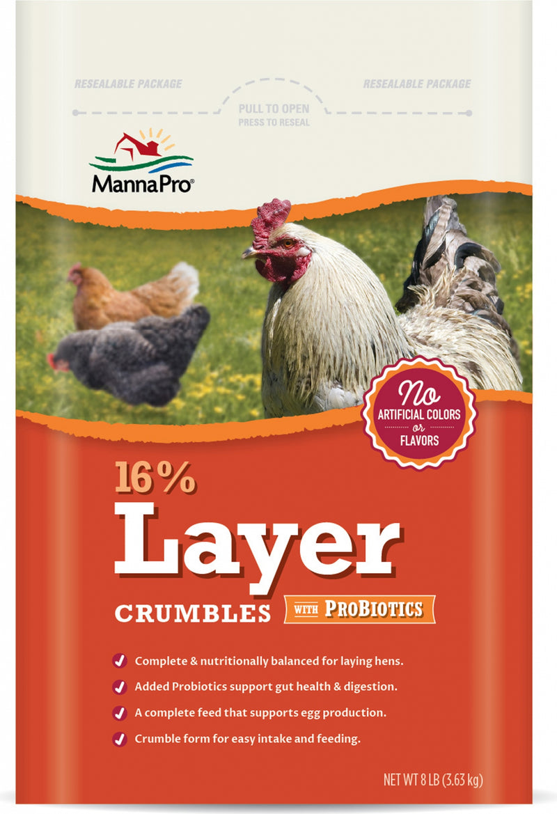 Manna Pro 16% Layer Crumble With Probiotics