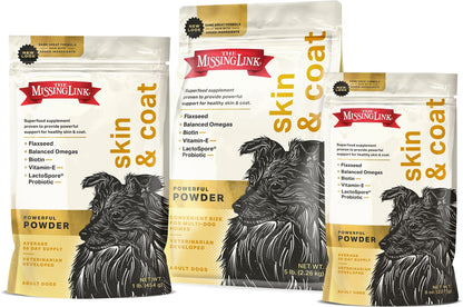 Missing Link Superfood Powders Skin & Coat Supplement for Dogs