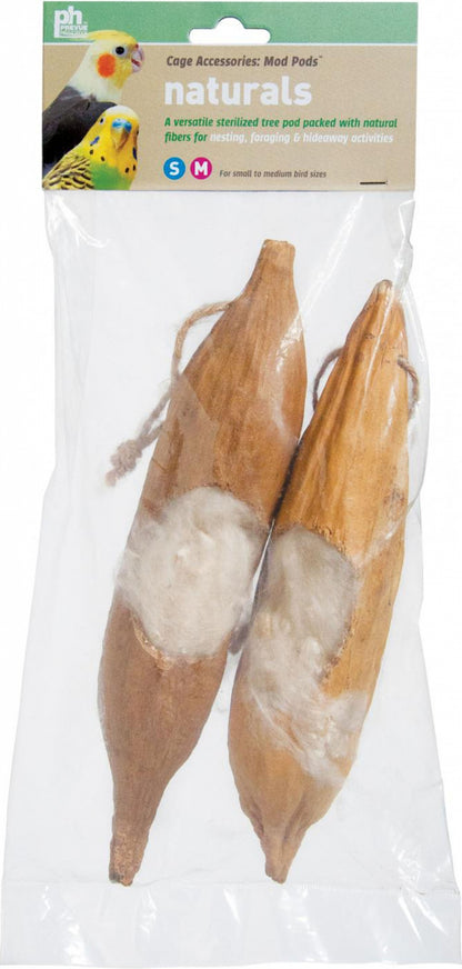 Prevue Pet Bird Naturals Mod Pod Silky Fiber Nesting Material
